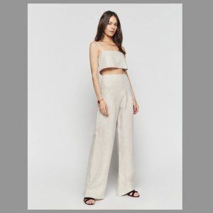 Reformation Cleo Linen Two Piece Set